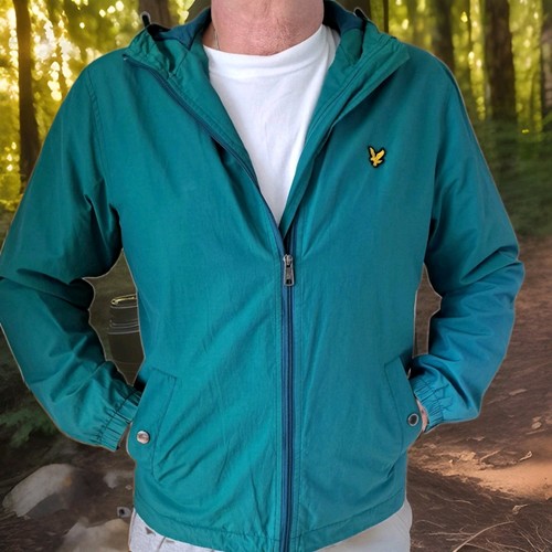 Lyle scott green hooded - lyle,