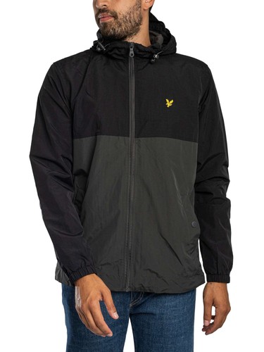 Lyle scott colourblock zip - &,